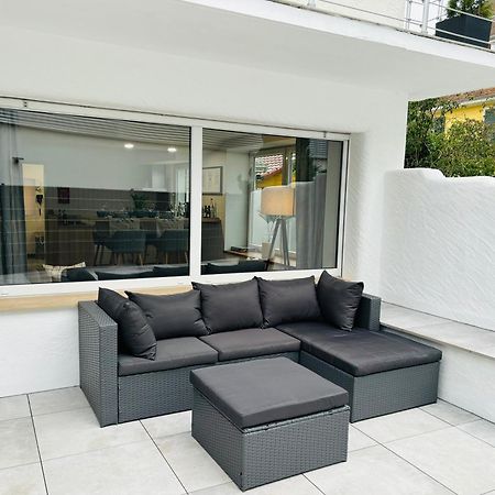 شقة Jacuzzi Terrasse 55' Tv Kueche Regendusche باد بيلنغن المظهر الخارجي الصورة